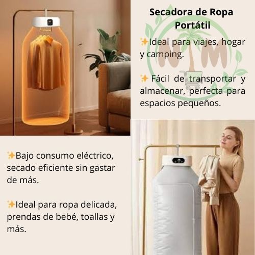 🍃💨 NatureDry™ - Secadora Portátil