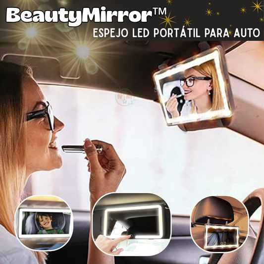 🪞BeautyMirror™ | El espejo LED portátil que transforma tu auto en un tocador de lujo