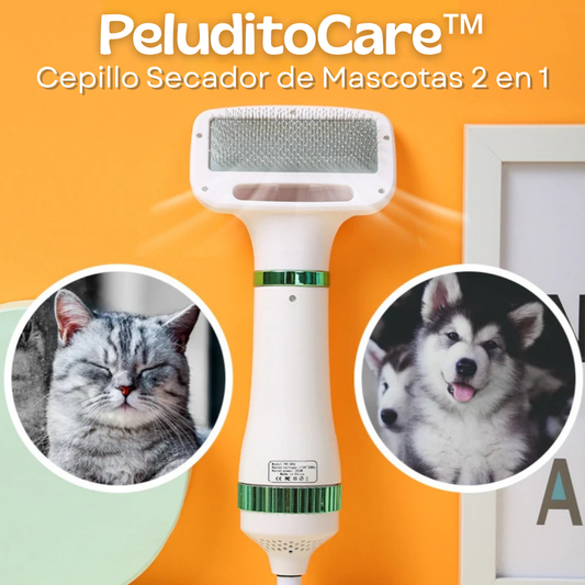🐶PeluditoCare™ Seca, Cepilla y Consiente a tu Mascota en Minutos